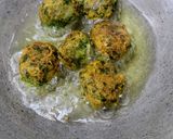 A picture of step 2 of Palak(Spinach leaves) Balls in Curd Gravy.