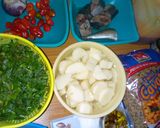A picture of step 1 of Potato porridge.