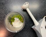 Mentás zöldborsófőzelék fasírttal recept fázis 5 fotója
