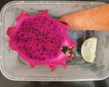 Foto langkah ke 1 dari resep Jus Buah Naga Wortel.