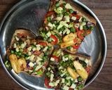 A picture of step 6 of Vegan Bruschetta.