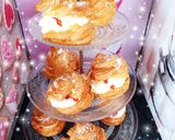 Une image de l'étape 18 de Choux crème pâtissière mascarpone et fruits rouges fraises 🍓.