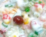 A picture of step 4 of Tri Colour Pasta Salad.