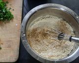 A picture of step 2 of Dahi kadi.