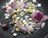 Foto del paso 2 de la receta Pasta con salmón, queso y alcaparras