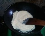 A picture of step 3 of Mohan burfi.