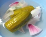 A picture of step 4 of Cucumber Pickles 🥒🥒🥒.