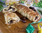 Foto langkah ke 4 dari resep Banana dates chiz strudel.