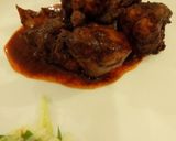 A picture of step 4 of Poussin Chicken#endofyearchallenge.