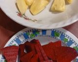 Foto langkah ke 1 dari resep Jus buah bit & nanas.