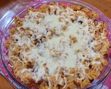 Foto langkah ke 5 dari resep Fussili bolognese panggang lumer.