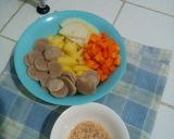 Foto langkah ke 1 dari resep Baso tumis kentang.