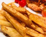 A picture of step 5 of Crunchy Juicy Potato Fries.