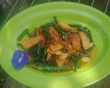 Foto langkah ke 4 dari resep Tumis Kacang Panjang dan Tahu Putih kecap Bango.