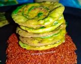 A picture of step 7 of Achari Mathri.