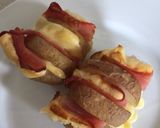 A picture of step 7 of Baby Bacon and Cheese Jackets.