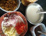 A picture of step 6 of Masala Moong Dahi Chat.