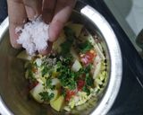 A picture of step 5 of Alu muri shilong(meghalaya street food).