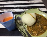 A picture of step 4 of Semo And ogbono soup.