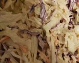 A picture of step 4 of Margaret's Coleslaw.