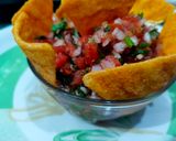 A picture of step 4 of Italian salsa.