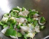 A picture of step 5 of Chilli chicken.