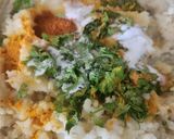 A picture of step 2 of Ragda Samosa Chaat - Potluck Party Snacks - My First Dish of New Year 2026.