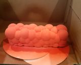 Une image de l'étape 4 de Bûche mousse noix de coco et insert fruits rouges.