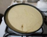 A picture of step 8 of Chocoflan (Impossible Cake).