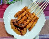 Foto langkah ke 5 dari resep Sate ayam Teflon (Bumbu Kacang).