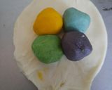 Foto langkah ke 4 dari resep 25. Rainbow Thousand Layer Mooncake.