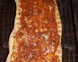 Foto del paso 6 de la receta: Pizza a la parrilla con huevo frito y mortadela
