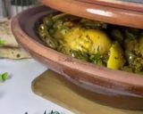 A picture of step 11 of Moroccan Chicken Tagine with Green Olives.