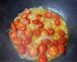 Foto del paso 4 de la receta: Puré de papa gratinado con cherrys, cebolla y ajo