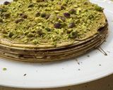 Foto del paso 4 de la receta: Tarta Rápida pistacho, turrón, crema avellanas