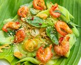 Hình bước làm 2 của món Gỏi Bạc Hà Tôm Đất