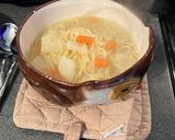 A picture of step 3 of Chicken Noodle Soup.
