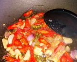 Foto langkah ke 2 dari resep Tumis buncis telur saus tiram.