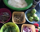 A picture of step 1 of African salad (Abacha).