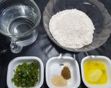 A picture of step 1 of No Dough Garlic Paratha !.