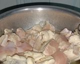 A picture of step 1 of Chicken Achar gosht.