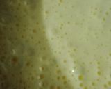 A picture of step 1 of Mango tres leches Cake.