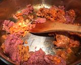 A picture of step 4 of Beef and chorizo tacos.