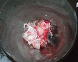 A picture of step 1 of Rose Queen Cocktail.