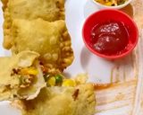 A picture of step 6 of Pizza pockets.