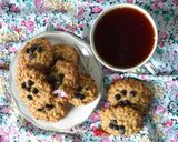 Foto del paso 4 de la receta: Galletitas de avena, naranja y chips de chocolate 🍊