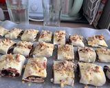 Nutellás-diós banán leveles tésztában recept fázis 3 fotója