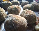 Foto del paso 4 de la receta: Bombas de papa, espinaca y muzzarella