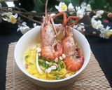 Hình bước làm 3 của món Mì Quảng tôm càng