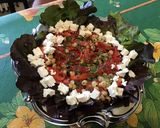 Une image de l'étape 9 de Salade marinée aux poivrons rouges, pois chiches et feta.